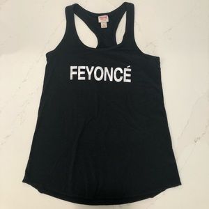 Black tank top